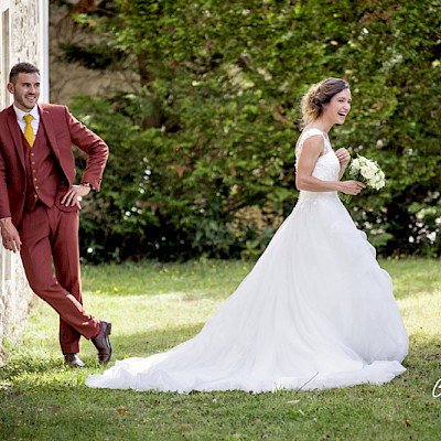 Reportage mariage - Photo de couple délire des mariés